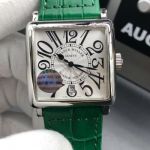 AJ Factory  Franck Muller Master Square Arabic Numerals Dial 36mm Quartz Watch